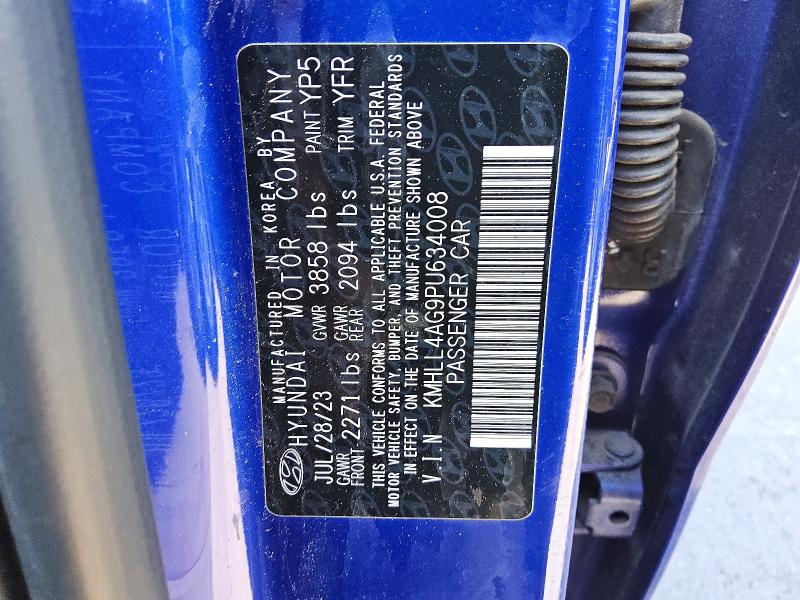 56117456 :رقم المزاد ، KMHLL4AG9PU634008 vin ، 2023 Hyundai Elantra مزاد بيع