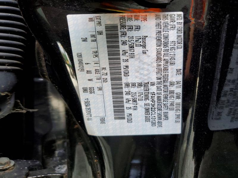 56500706 :رقم المزاد ، 1FAHP3H22CL131283 vin ، 2012 Ford Focus مزاد بيع