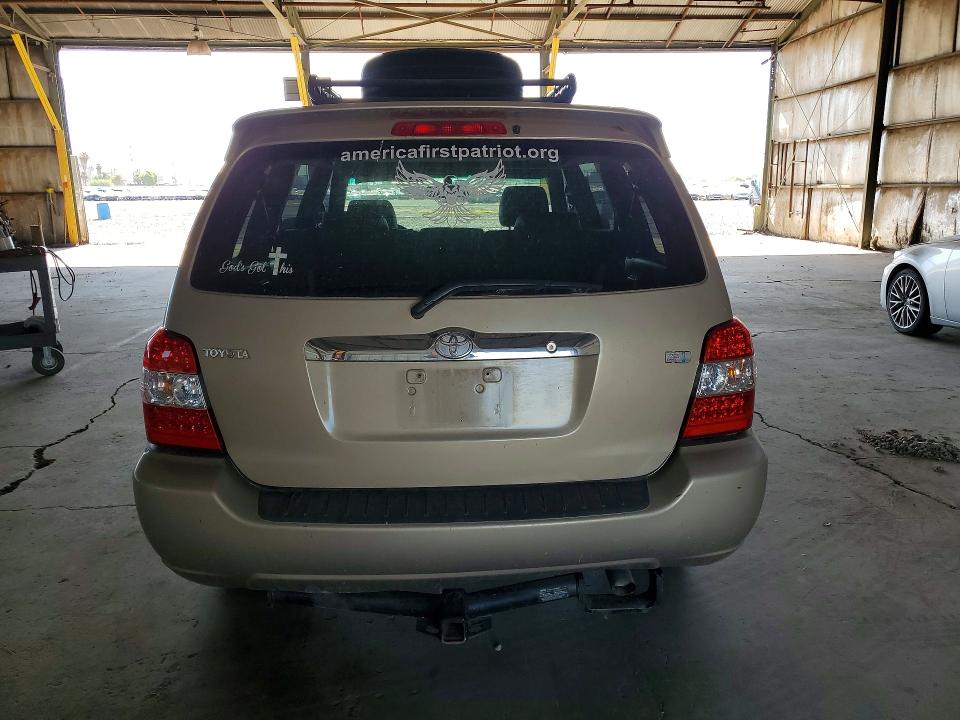 2006 Toyota Highlander მანქანა იყიდება აუქციონზე, vin: JTEDW21A960002868, აუქციონის ნომერი: 58378556