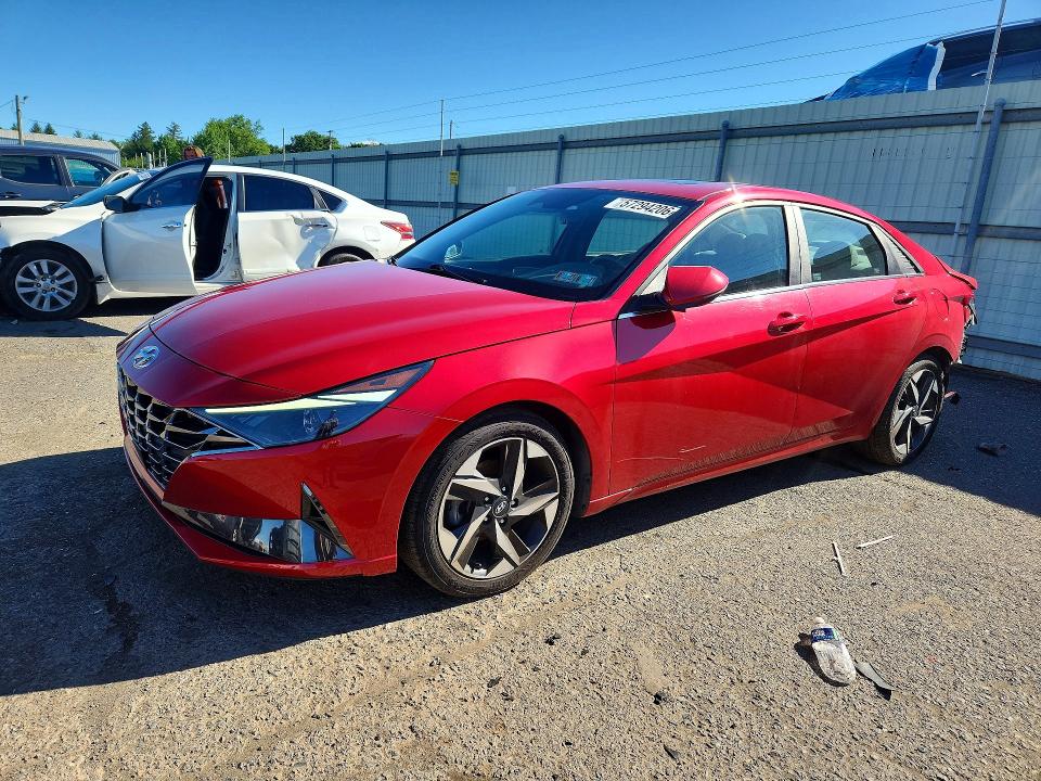 2021 Hyundai Elantra მანქანა იყიდება აუქციონზე, vin: 5NPLN4AG3MH005865, აუქციონის ნომერი: 57294206