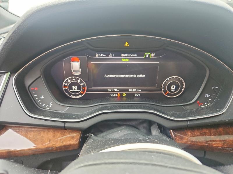 2018 Audi Q5 მანქანა იყიდება აუქციონზე, vin: WA1BNAFY0J2172588, აუქციონის ნომერი: 57271766