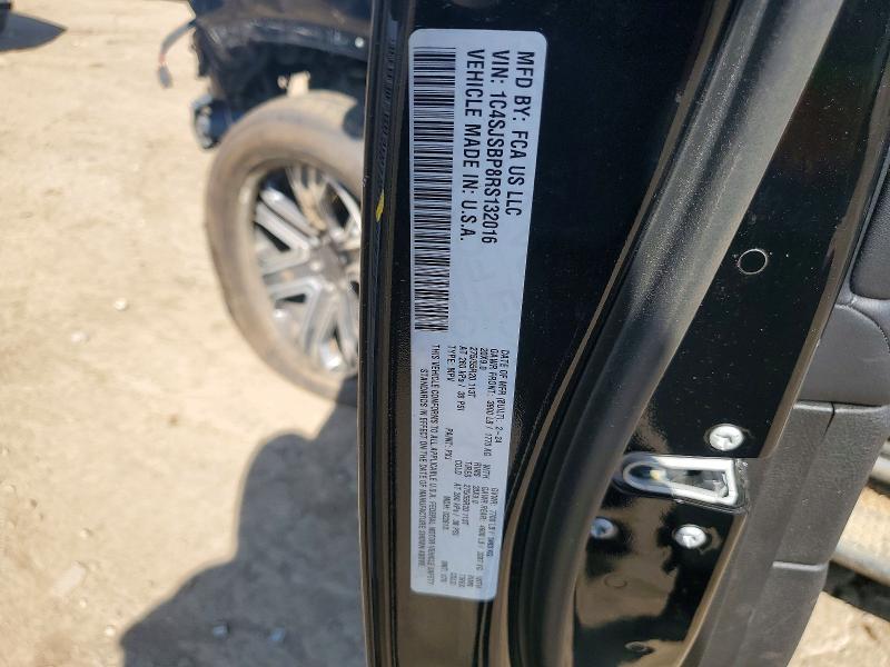 56226256 :رقم المزاد ، 1C4SJSBP8RS132016 vin ، 2024 Jeep Wagoneer مزاد بيع