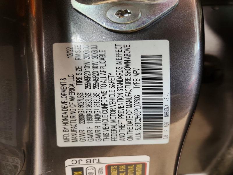 Aukcja sprzedaży 2023 Acura Rdx, vin: 5J8TC2H69PL002803, numer aukcji: 58991796