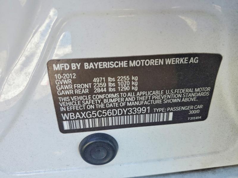 Aukcja sprzedaży 2013 Bmw 528, vin: WBAXG5C56DDY33991, numer aukcji: 57049936