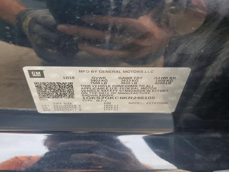 Продажа на аукционе авто 2019 Gmc Yukon Xl, vin: 1GKS2GKC6KR246105, номер лота: 58767936