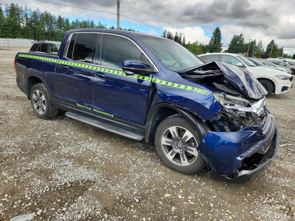 2017 Honda Ridgeline მანქანა იყიდება აუქციონზე, vin: 5FPYK3F6XHB001512, აუქციონის ნომერი: 56191156