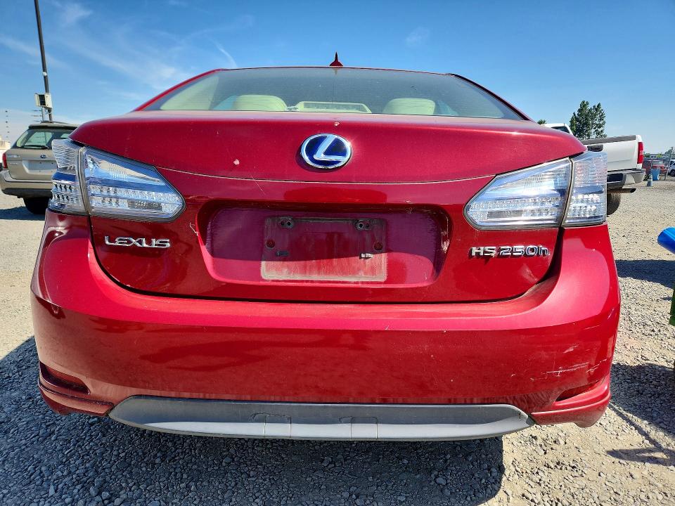 Продажа на аукционе авто 2010 Lexus Hs, vin: JTHBB1BA0A2012328, номер лота: 56549856