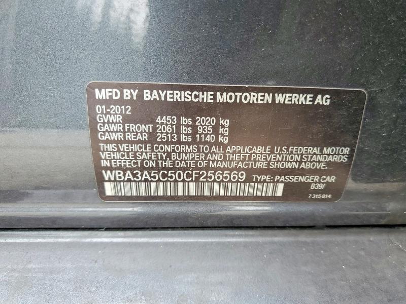 Продаж на аукціоні авто 2012 Bmw 328, vin: WBA3A5C50CF256569, номер лоту: 55811686