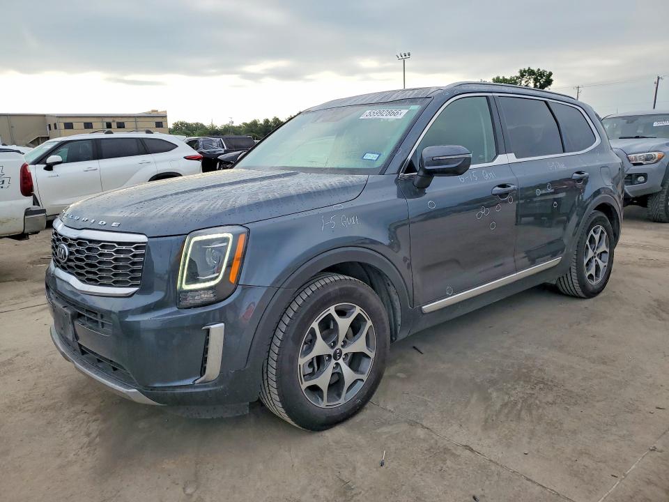 2020 Kia Telluride მანქანა იყიდება აუქციონზე, vin: 5XYP34HC0LG017617, აუქციონის ნომერი: 55992866