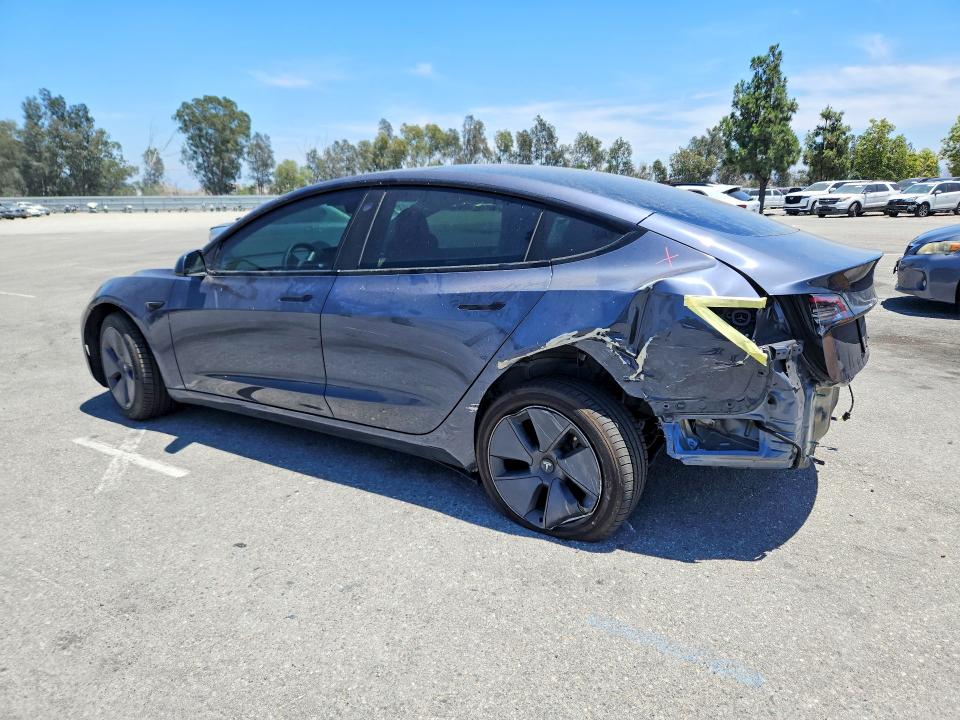 2022 Tesla Model 3 მანქანა იყიდება აუქციონზე, vin: 5YJ3E1EB9NF345759, აუქციონის ნომერი: 57205966