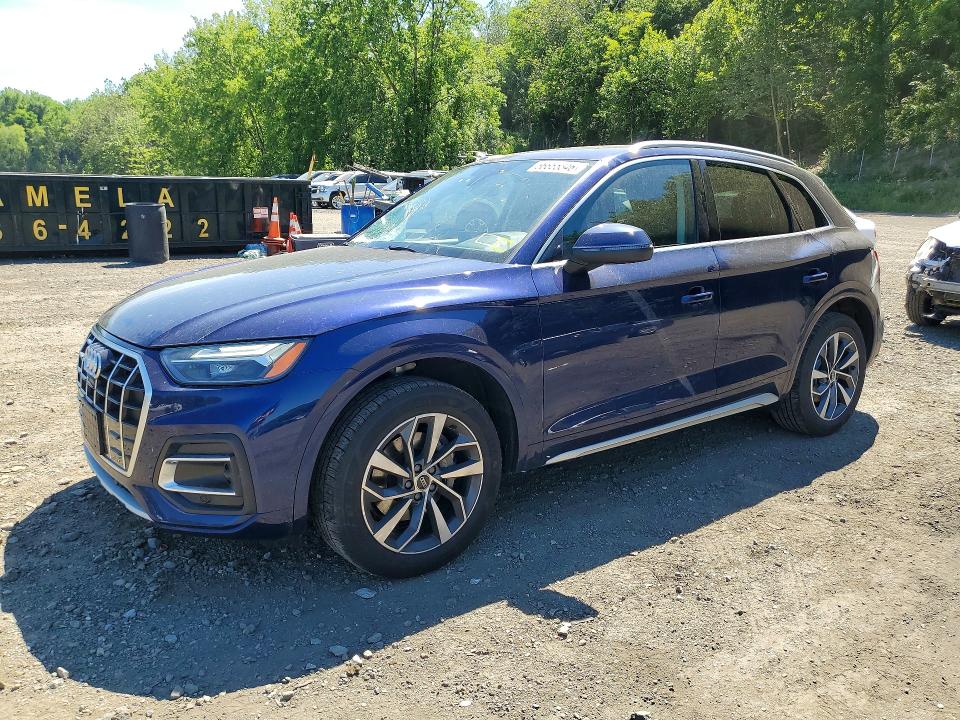 2021 Audi Q5 მანქანა იყიდება აუქციონზე, vin: WA1BAAFY7M2033185, აუქციონის ნომერი: 56655346