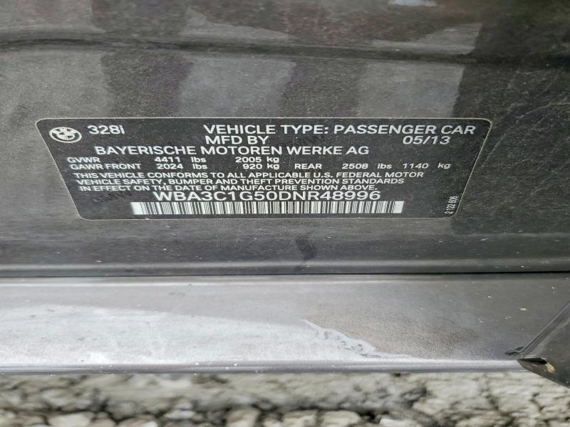 Aukcja sprzedaży 2013 Bmw 328, vin: WBA3C1G50DNR48996, numer aukcji: 57405046