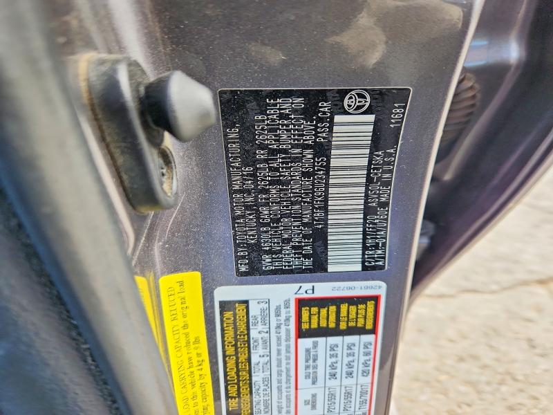 Продажа на аукционе авто 2016 Toyota Camry, vin: 4T1BF1FK9GU234755, номер лота: 56296276