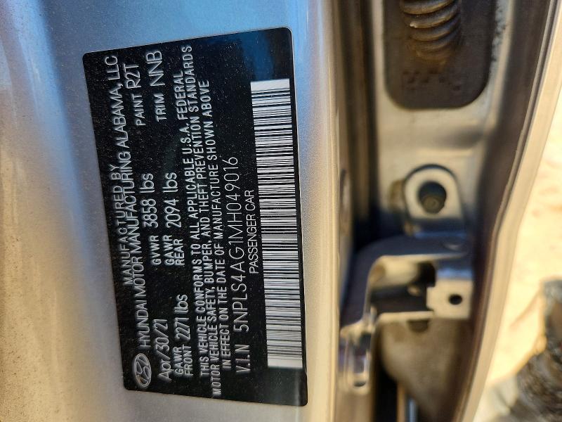 Продажа на аукционе авто 2021 Hyundai Elantra, vin: 5NPLS4AG1MH049016, номер лота: 55154986