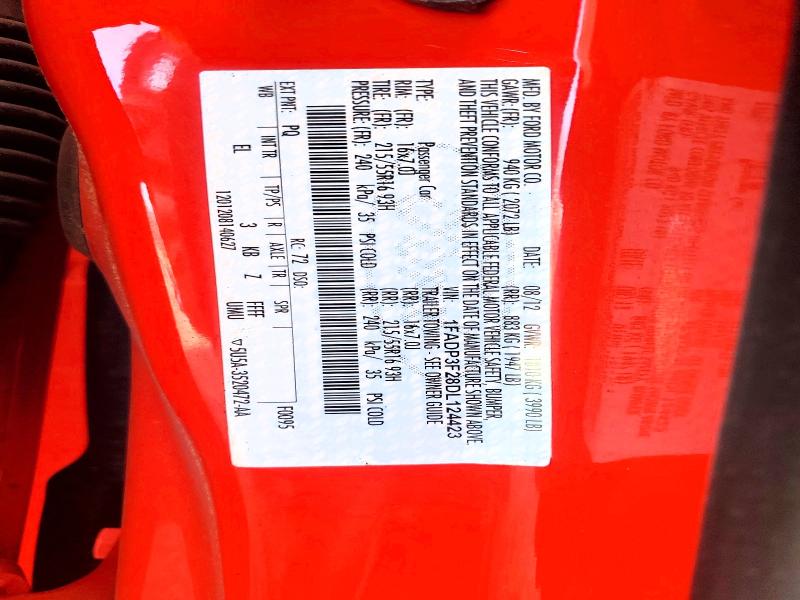 2013 Ford Focus მანქანა იყიდება აუქციონზე, vin: 1FADP3F28DL124423, აუქციონის ნომერი: 56472286