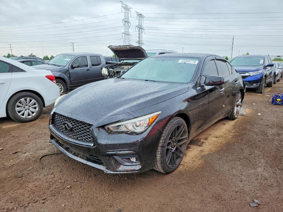 Продаж на аукціоні авто 2018 Infiniti Q50, vin: JN1CV7AP6JM240783, номер лоту: 55909776
