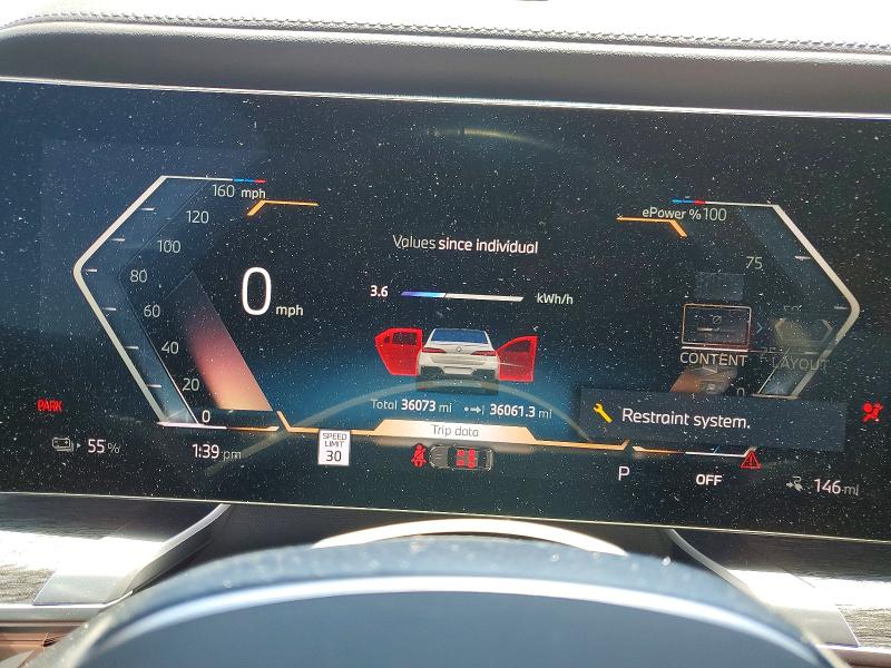 Aukcja sprzedaży 2024 Bmw I7, vin: WBY43EJ06RCS46887, numer aukcji: 58604056