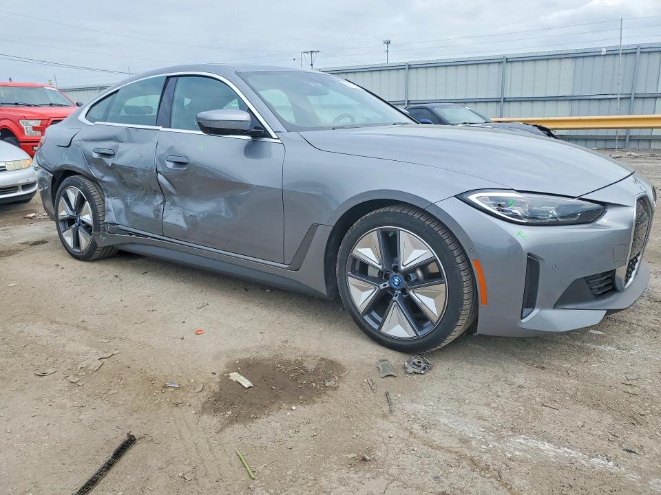 2024 Bmw I4 მანქანა იყიდება აუქციონზე, vin: WBY83FB08RFS82133, აუქციონის ნომერი: 56110616