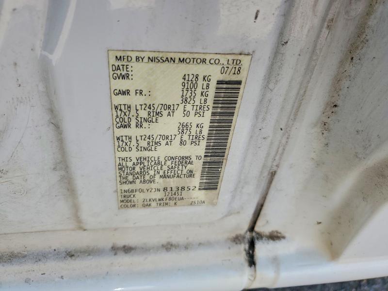 Auction sale of the 2018 Nissan Nv, vin: 1N6BF0LY2JN813852, lot number: 58411716