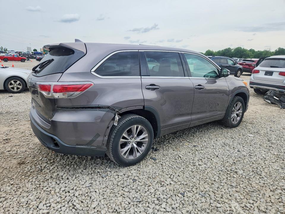 Aukcja sprzedaży 2014 Toyota Highlander, vin: 5TDZKRFH8ES014915, numer aukcji: 57834306