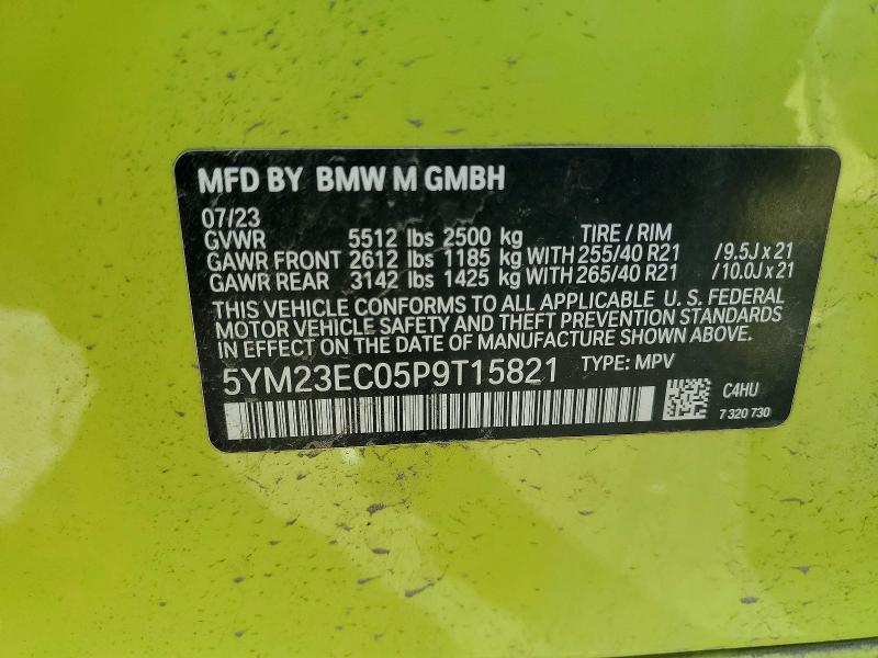 Продажа на аукционе авто 2023 Bmw X4, vin: 5YM23EC05P9T15821, номер лота: 56841316