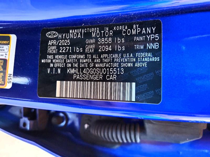Продаж на аукціоні авто 2025 Hyundai Elantra, vin: KMHLL4DG0SU015513, номер лоту: 56667586