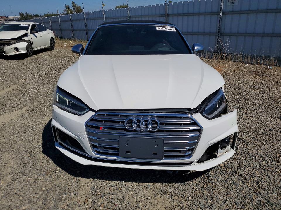 2018 Audi S5 მანქანა იყიდება აუქციონზე, vin: WAU24GF54JN021301, აუქციონის ნომერი: 58480196