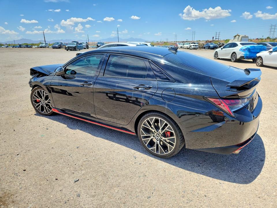 2022 Hyundai Elantra N მანქანა იყიდება აუქციონზე, vin: KMHLW4AK8NU001346, აუქციონის ნომერი: 57271336