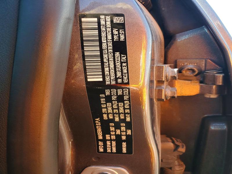 Продажа на аукционе авто 2019 Maserati Levante, vin: ZN661XUA5KX322564, номер лота: 56481856