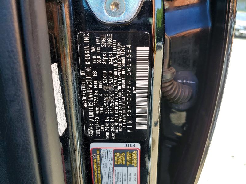Aukcja sprzedaży 2020 Kia Sorento, vin: 5XYPGDA58LG695564, numer aukcji: 56498336