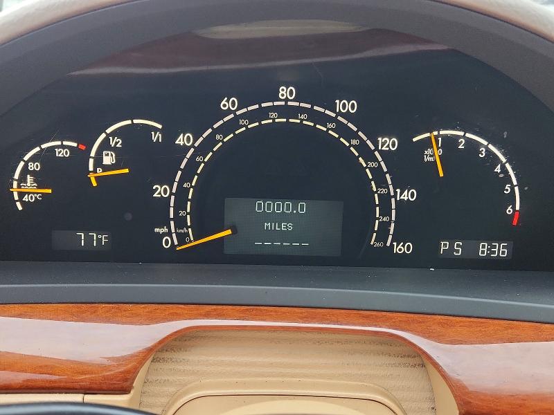 57812146 :رقم المزاد ، WDBNG70J82A274531 vin ، 2002 Mercedes-benz S مزاد بيع