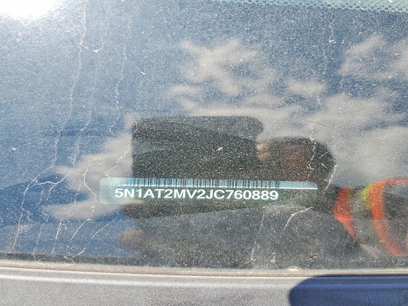 56957406 :رقم المزاد ، 5N1AT2MV2JC760889 vin ، 2018 Nissan Rogue مزاد بيع