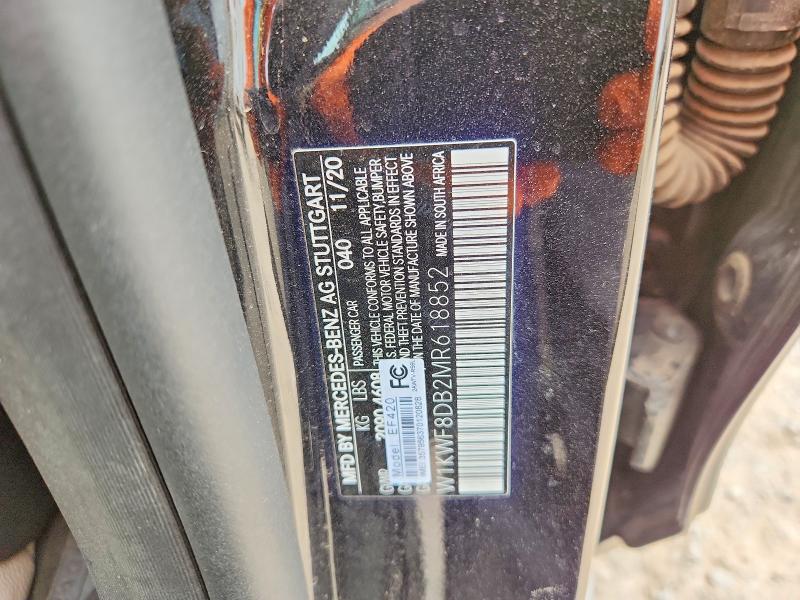 Aukcja sprzedaży 2021 Mercedes-benz C, vin: W1KWF8DB2MR618852, numer aukcji: 55470846