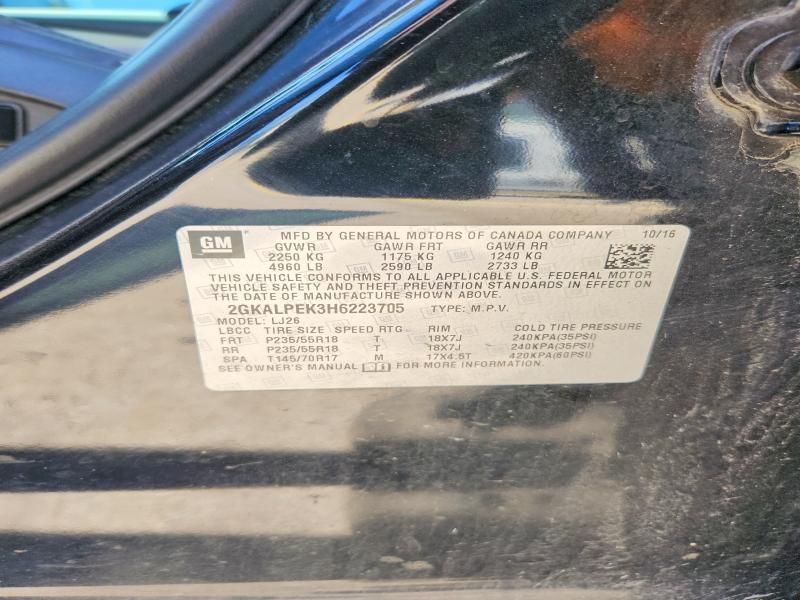 Продаж на аукціоні авто 2017 Gmc Terrain, vin: 2GKALPEK3H6223705, номер лоту: 55891576