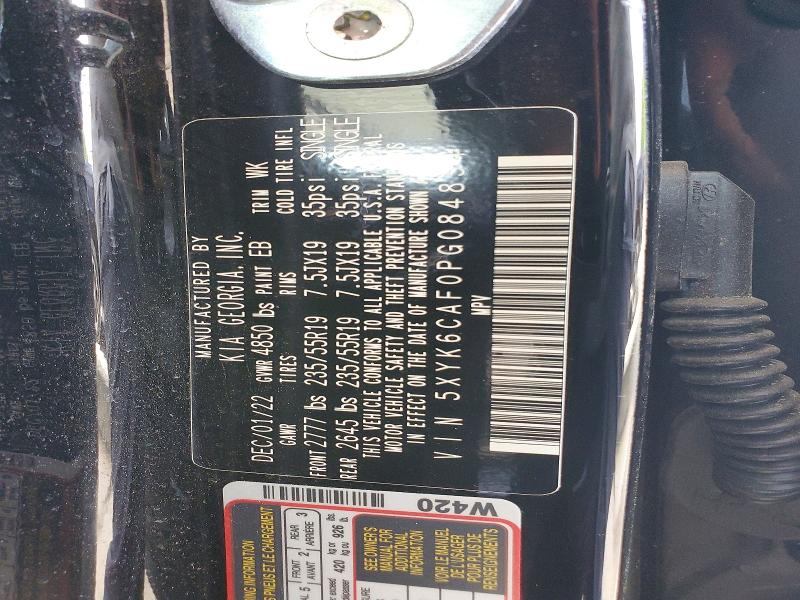 Aukcja sprzedaży 2023 Kia Sportage, vin: 5XYK6CAF0PG084854, numer aukcji: 57209836