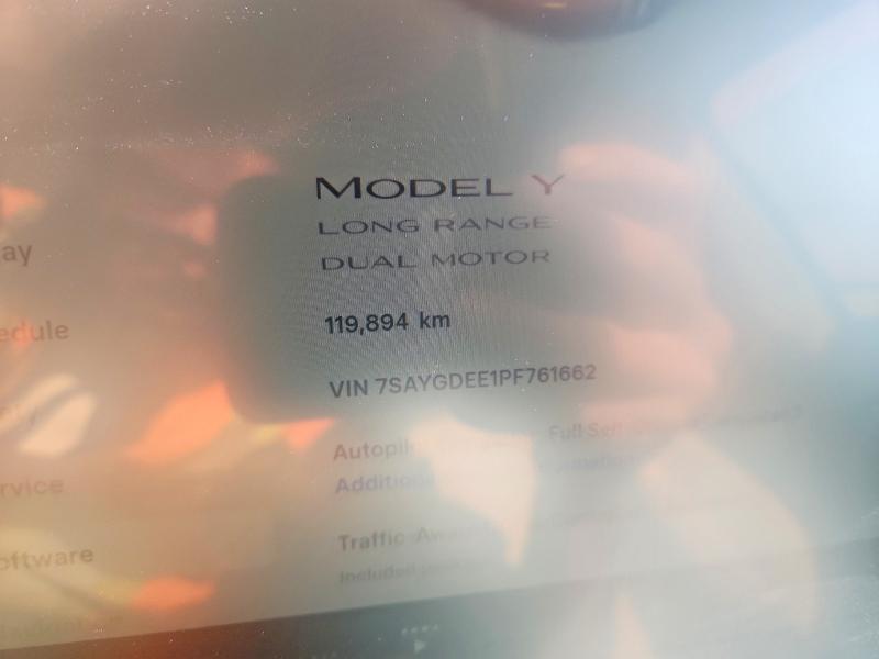 Продажа на аукционе авто 2023 Tesla Model Y, vin: 7SAYGDEE1PF761662, номер лота: 52575616