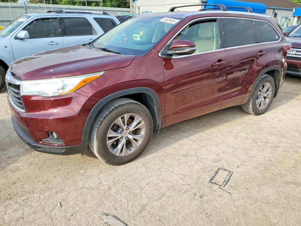 Aukcja sprzedaży 2015 Toyota Highlander, vin: 5TDJKRFH0FS158943, numer aukcji: 53529466