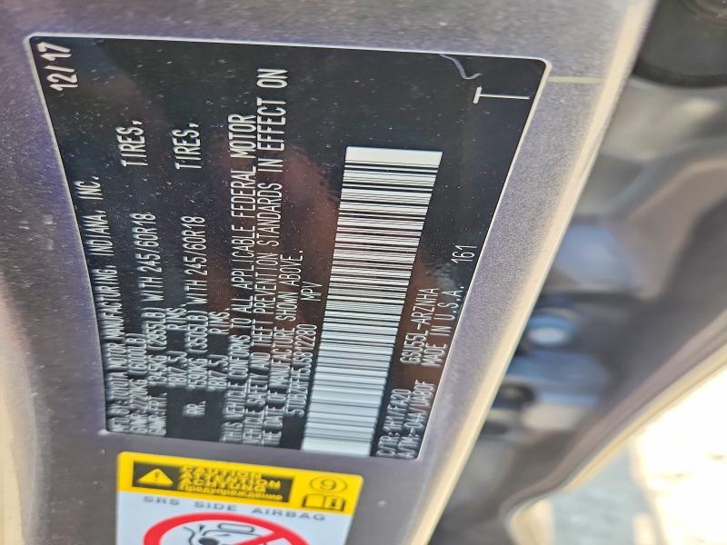Aukcja sprzedaży 2018 Toyota Highlander, vin: 5TDBZRFH5JS812280, numer aukcji: 56708866