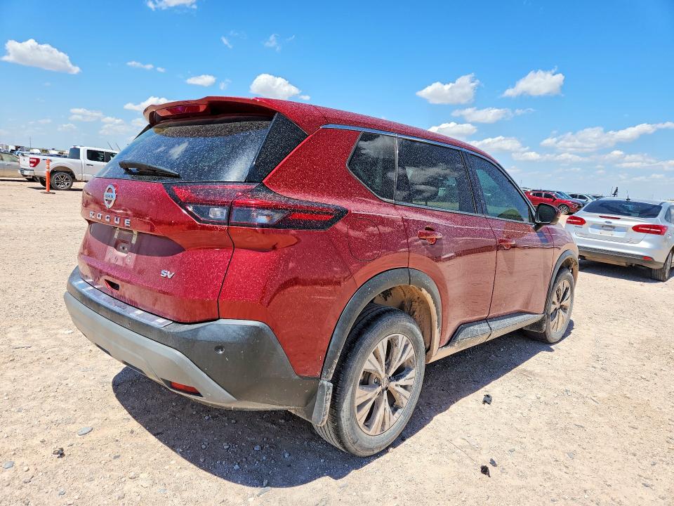57665706 :رقم المزاد ، 5N1AT3BA3MC809883 vin ، 2021 Nissan Rogue مزاد بيع
