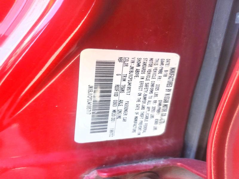 Aukcja sprzedaży 2018 Nissan Rogue Sport, vin: JN1BJ1CP0JW195717, numer aukcji: 57115706
