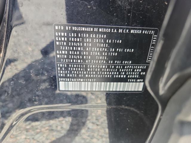 Aukcja sprzedaży 2023 Volkswagen Tiguan, vin: 3VV3B7AX1PM117817, numer aukcji: 85602785
