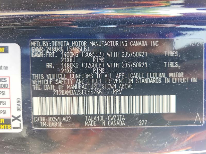 Продажа на аукционе авто 2025 Lexus Rx 350, vin: 2T2BAMBA2SC055766, номер лота: 55757826