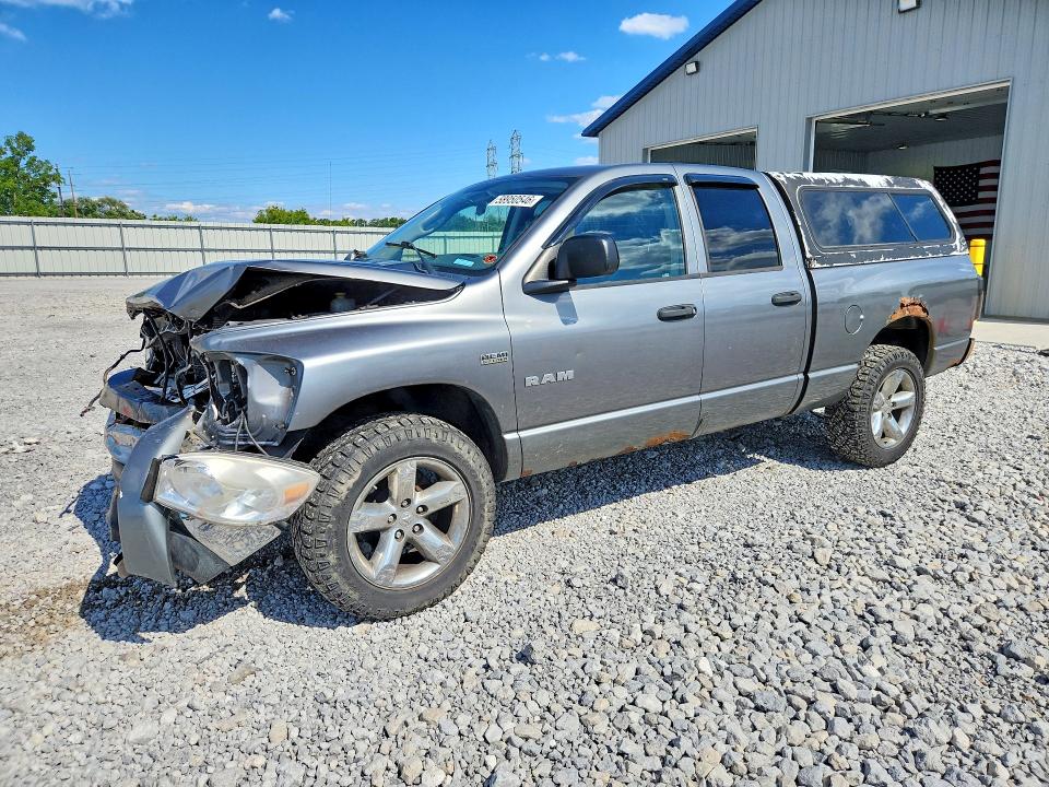 2008 Dodge Ram 1500 მანქანა იყიდება აუქციონზე, vin: 1D7HU18258J129821, აუქციონის ნომერი: 58950546