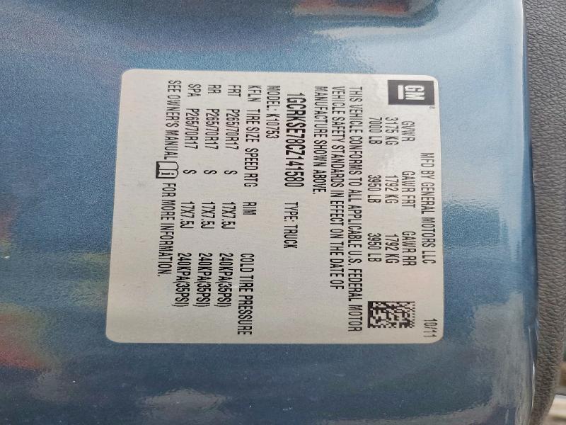 Aukcja sprzedaży 2012 Chevrolet Silverado, vin: 1GCRKSE78CZ141580, numer aukcji: 57434716