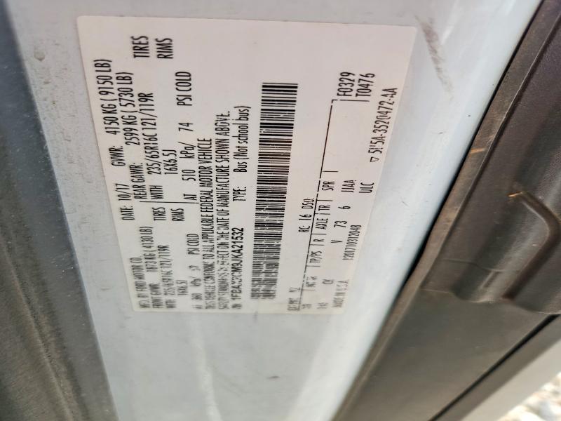 2018 Ford Transit მანქანა იყიდება აუქციონზე, vin: 1FBAX2CM9JKA21532, აუქციონის ნომერი: 55607466