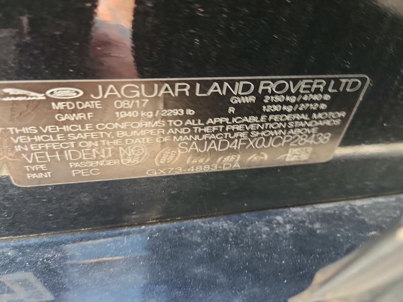 Aukcja sprzedaży 2018 Jaguar Xe, vin: SAJAD4FX0JCP28438, numer aukcji: 58933636