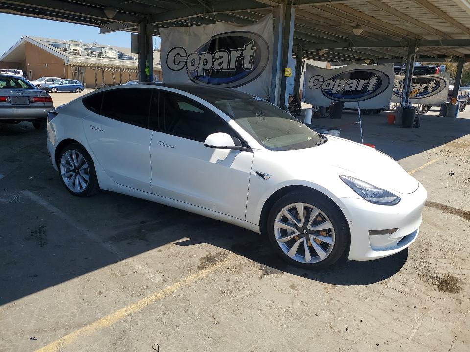 2020 Tesla Model 3 მანქანა იყიდება აუქციონზე, vin: 5YJ3E1EC9LF627566, აუქციონის ნომერი: 55394526