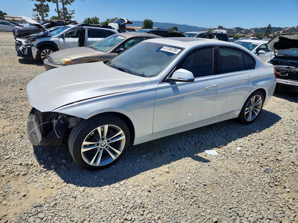 57734726 :رقم المزاد ، WBA8B9G5XHNU50107 vin ، 2017 Bmw 330 مزاد بيع