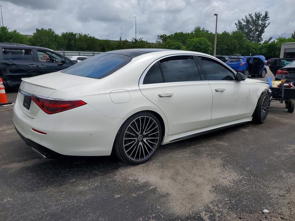 2022 Mercedes-benz S მანქანა იყიდება აუქციონზე, vin: W1K6G7GB2NA156750, აუქციონის ნომერი: 55870586