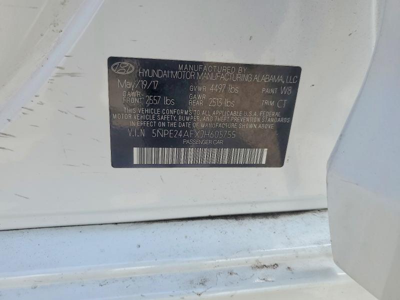 2018 Hyundai Sonata მანქანა იყიდება აუქციონზე, vin: 5NPE24AFXJH605755, აუქციონის ნომერი: 57703676